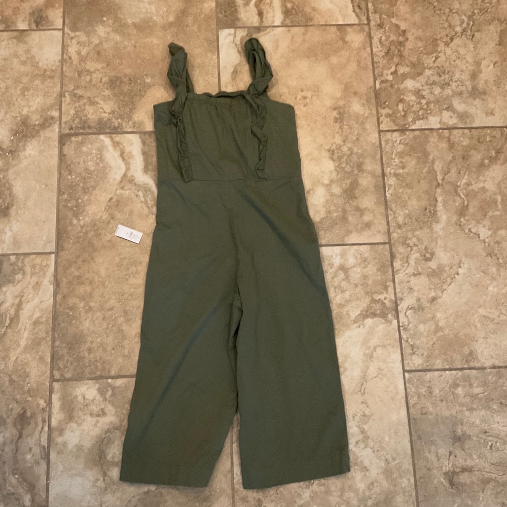 Green jumpsuit
